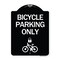 Signmission Bicycle Parking W/ Cycle and LockHeavy-Gauge Aluminum Architectural Sign, 24" x 18", BW-1824-24321 A-DES-BW-1824-24321 - alternate 1